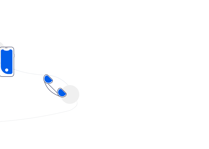 person with a phone on a white background