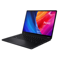 laptob with a colorfull screen on a white background