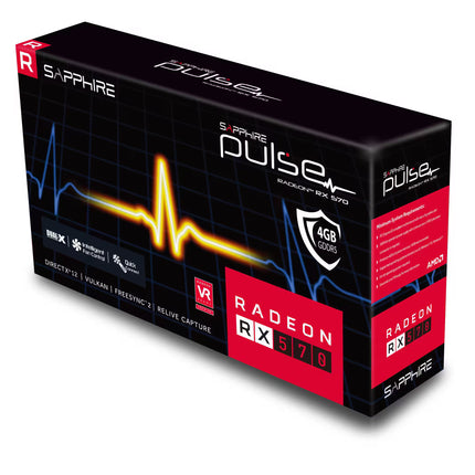 Sapphire Pulse Radeon™ RX 570 4GB DDR5 Without Box Graphics Card (USED: GRADE A) 14 Days Warranty