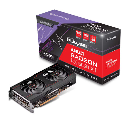 Sapphire Pulse AMD Radeon™ RX 6650 XT 8GB DDR6 With Box Graphics Card (USED: GRADE A) 3 Month Warranty