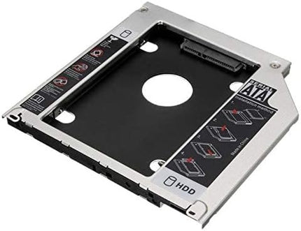 Generic Hard Drive Caddy Tray, Universal 12.7mm SATA to SATA 2nd SSD HDD Hard Disk Caddy Adapter Tray Enclosures (NEW) 30 Days Warranty