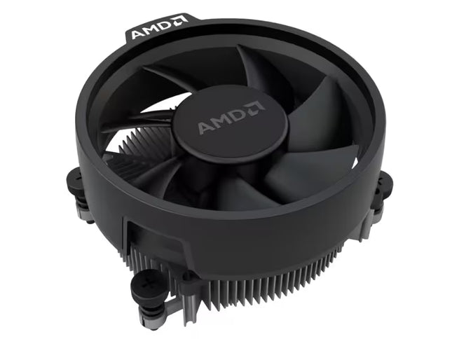 AMD computer cooler on a white background