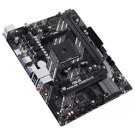 Asus motherboard on a white background