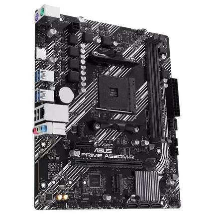 Asus Prime A520M-R motherboard on a white background