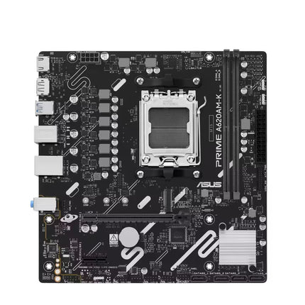Asus Prime A200AM-K motherboard on a white background