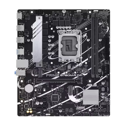 Computer motherboard with ASUS logo on a white background
