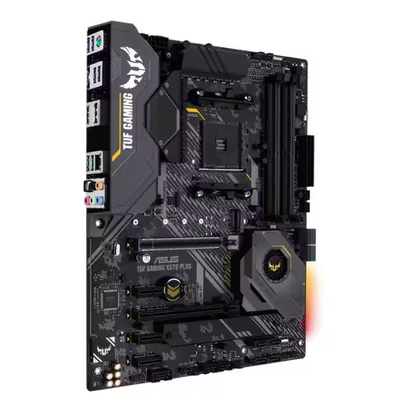 Asus TUF Gaming motherboard on a white background