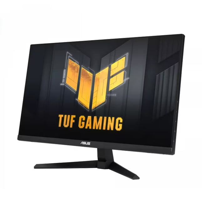 Gaming monitor with ASUS TUF Gaming logo on a white background