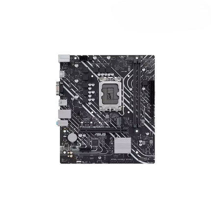Computer motherboard on a white background