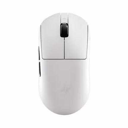White computer mouse on a white background