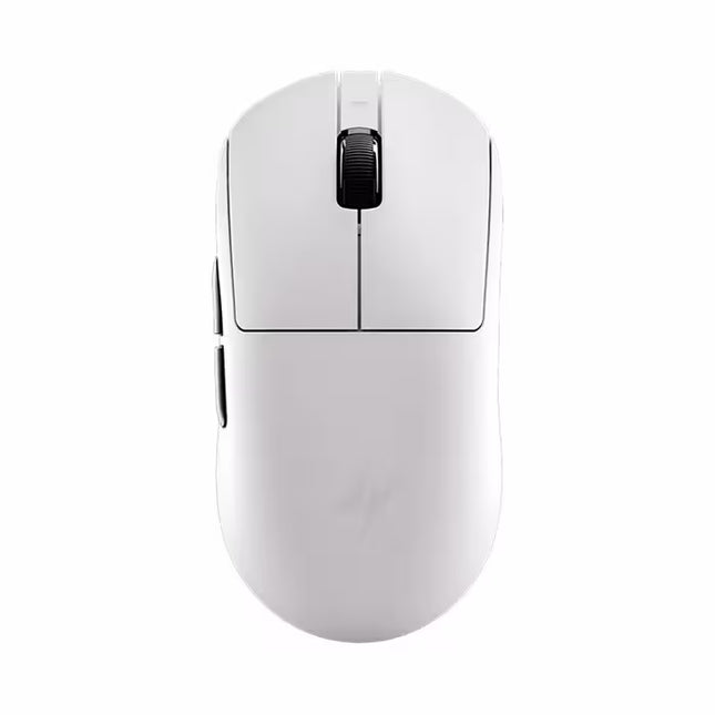 White computer mouse on a white background