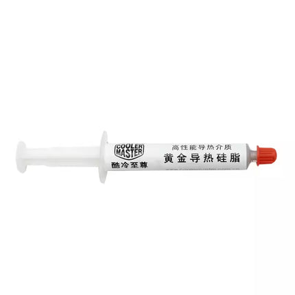 Cooler Master thermal grease tube on a white background