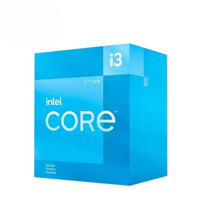 Intel Core i3 processor packaging on a white background