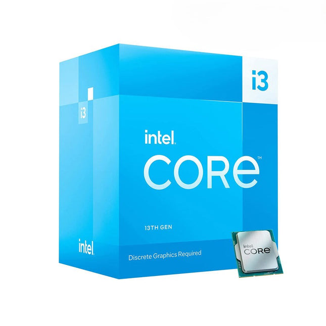Intel® Core™ i3-13100F 12M Cache 4.5 GHz 4-Core 8-Thread Socket LGA 1700 58W BOX Desktop Processor (NEW) 3 Month Warranty