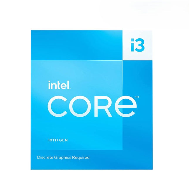 Intel® Core™ i3-13100F 12M Cache 4.5 GHz 4-Core 8-Thread Socket LGA 1700 58W BOX Desktop Processor (NEW) 3 Month Warranty