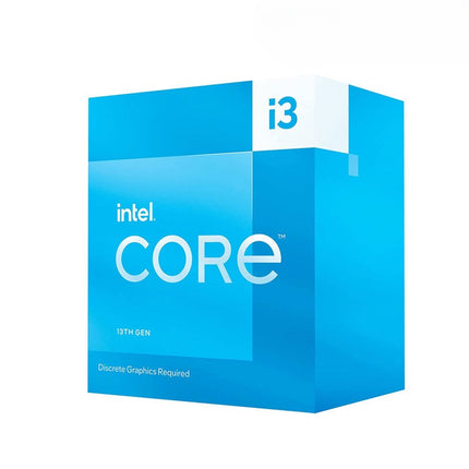 Intel® Core™ i3-13100F 12M Cache 4.5 GHz 4-Core 8-Thread Socket LGA 1700 58W BOX Desktop Processor (NEW) 3 Month Warranty