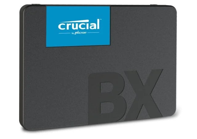 Crucial BX solid-state drive on a white background