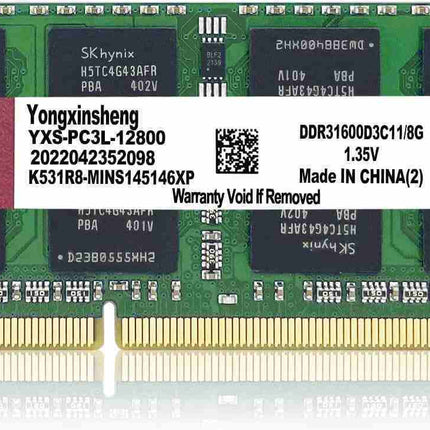 DDR3 RAM module with visible branding and specifications