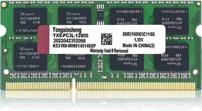 DDR3 RAM module with visible branding and specifications