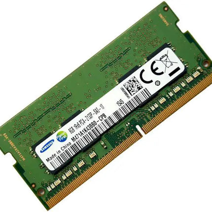 Samsung RAM module on a white background