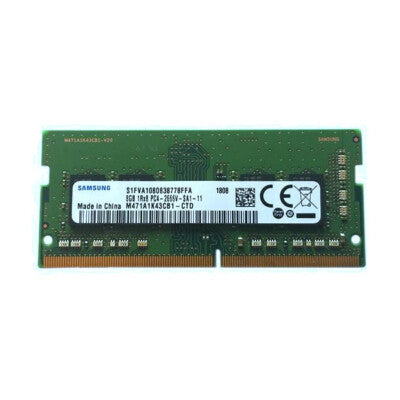 Samsung RAM module on a white background
