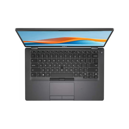 Dell Latitude 5400 laptop shown from the front with its display, keyboard, and touchpad visible