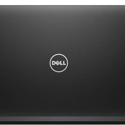 Black Dell laptop on a white background