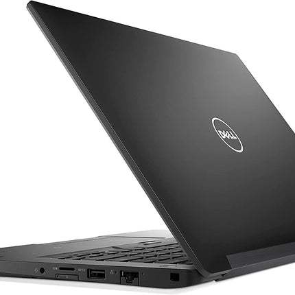 Black Dell laptop on a white background