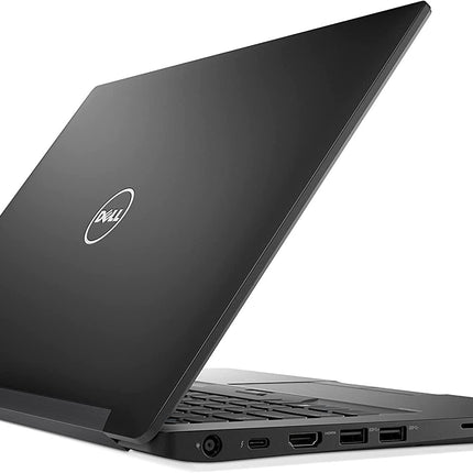 Black Dell laptop on a white background