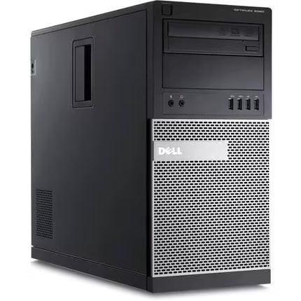 black Dell OptiPlex 9020 Mini Tower (MT) desktop computer