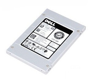 Dell solid-state drive on a white background