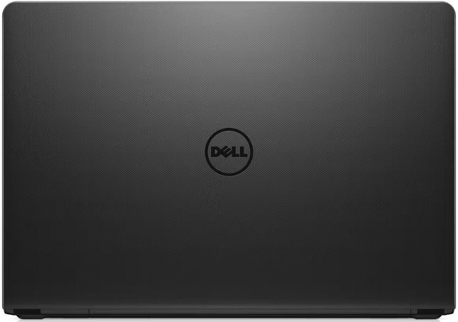 Black Dell laptop on a white background