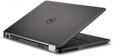 Black Dell laptop on a white background