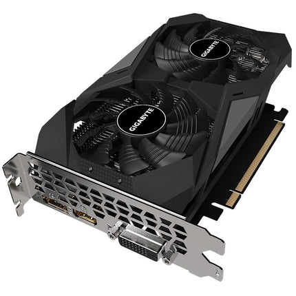 Gigabyte graphics card on a white background