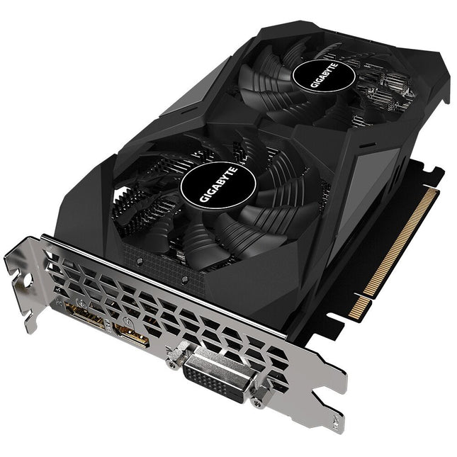 Gigabyte graphics card on a white background