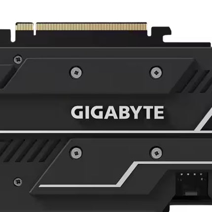 Gigabyte graphics card on a white background