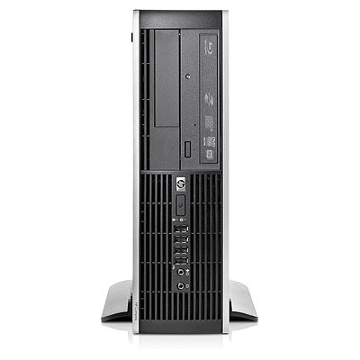 Black computer tower on a white background