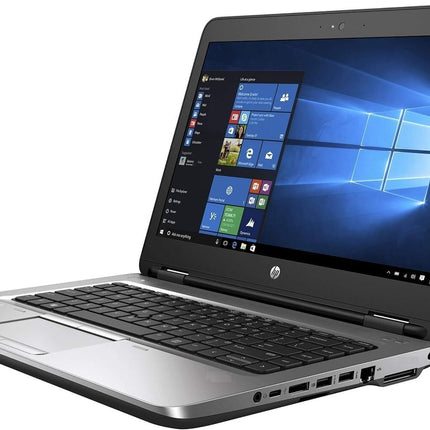 Open laptop displaying a Windows operating system on a white background