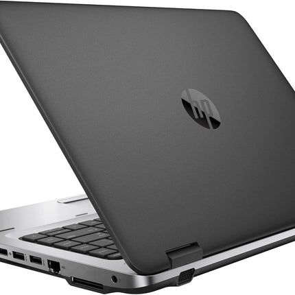 HP laptop on a white background