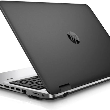 HP laptop on a white background