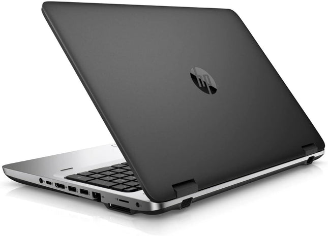 HP laptop on a white background