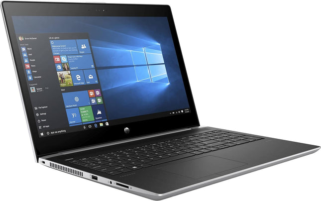 Laptop with Windows operating system on the screen on a white background