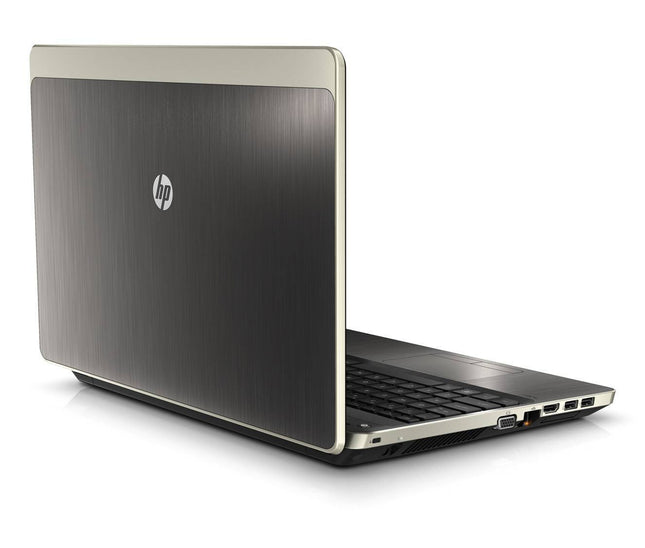 HP laptop on a white background