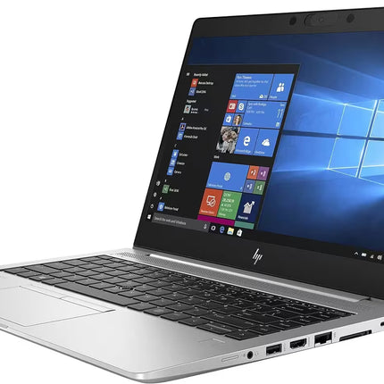 Open laptop displaying a Windows operating system on a white background