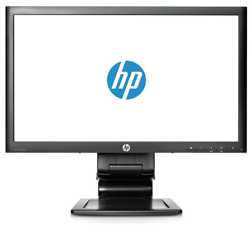 HP monitor with logo on a white background