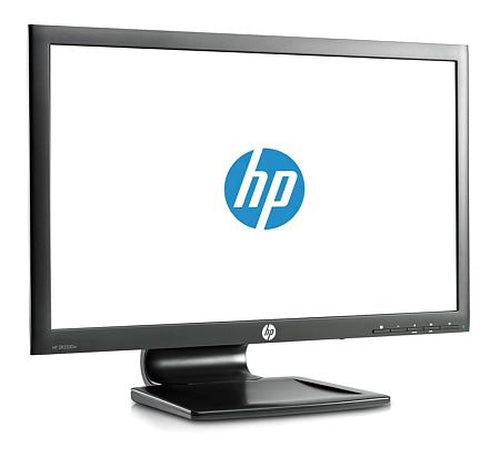 HP monitor with logo on a white background