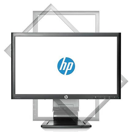 HP monitor with a clear background