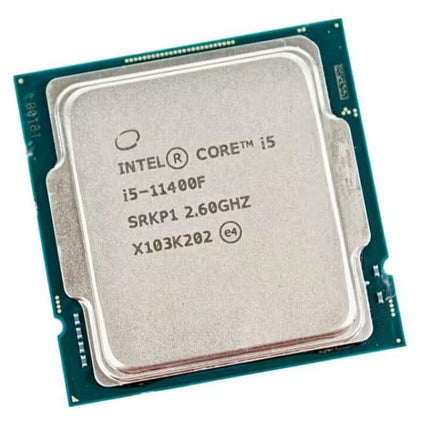 Intel Core i5-11400F desktop processor, close-up product image