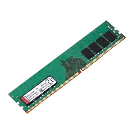 Green RAM module on a white background