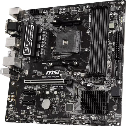 MSI computer motherboard on a white background